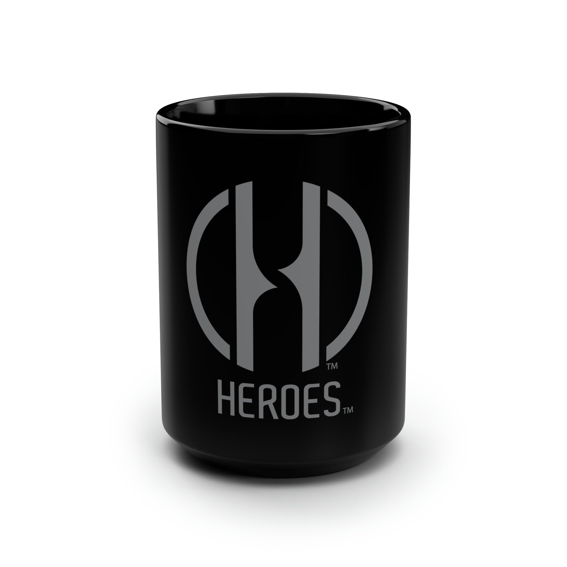 HEROES Black Mug, 15oz - Making It Happen Foundation Inc.