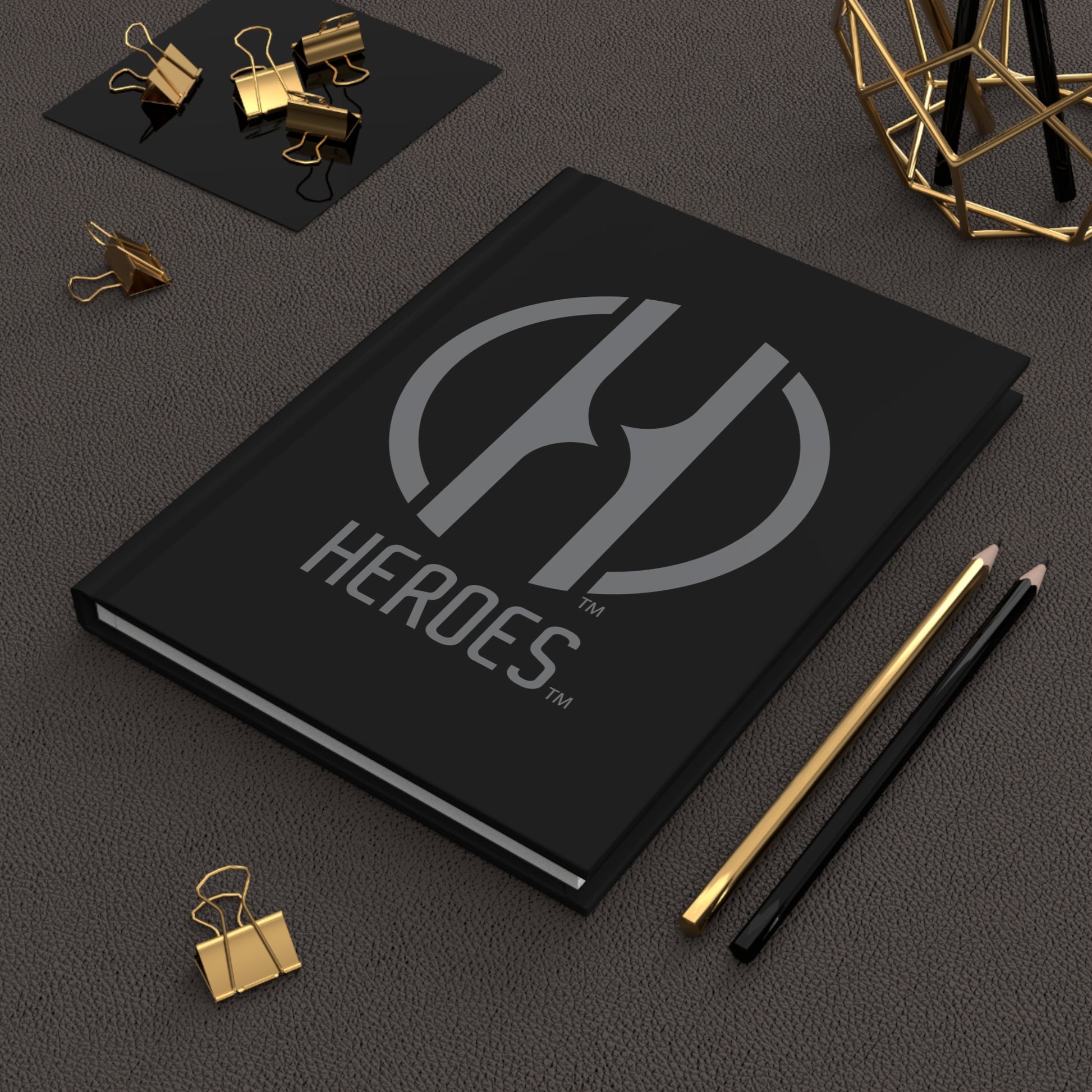 HEROES Hardcover Journal Matte - Making It Happen Foundation Inc.