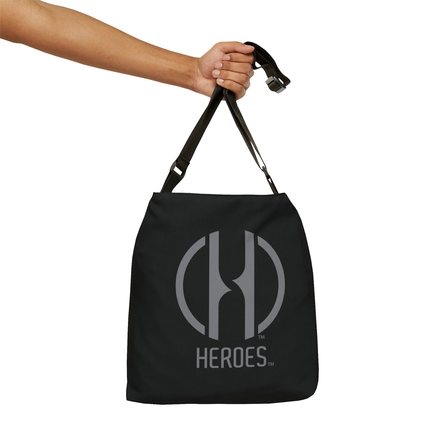HEROES Adjustable Tote Bag (AOP) - Making It Happen Foundation Inc.